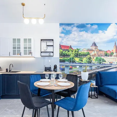 Apartly - Bulvar Z Widokiem Na Odrę# Balkon Szczecin